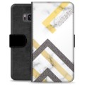 Samsung Galaxy S8+ Premium Wallet Case - Abstract Marble