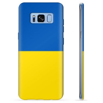 Samsung Galaxy S8+ TPU Case Ukrainian Flag - Yellow and Light Blue