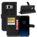 Samsung Galaxy S8+ Wallet Case with Magnetic Closure - Black