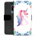 Samsung Galaxy S9+ Premium Wallet Case - Unicorn