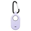 Samsung Galaxy SmartTag 2 Silicone Case with Keychain - Purple