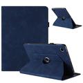 Samsung Galaxy Tab A11/A9 360 Rotary Smart Case with Card Slots - Dark Blue