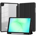 Samsung Galaxy Tab A11/A9 Tech-Protect SmartCase Pen Hybrid Tri-Fold Folio Case - Black