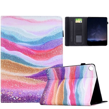Samsung Galaxy Tab A11+/A9+ Smart Folio Case - Rainbow Sand