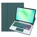 Samsung Galaxy Tab A11+ Bluetooth Keyboard Case - Dark Green