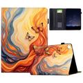 Samsung Galaxy Tab A11+/A9+ Smart Folio Case - Orange Butterflies