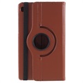 Samsung Galaxy Tab A7 Lite 360 Rotary Folio Case - Brown