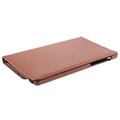 Samsung Galaxy Tab A7 Lite 360 Rotary Folio Case - Brown