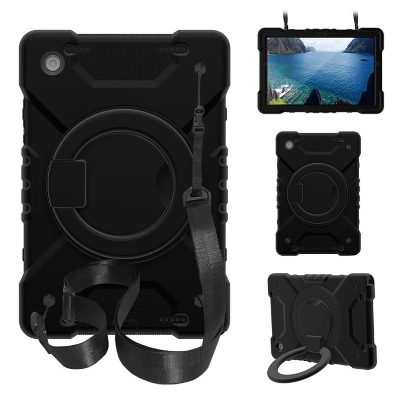 Samsung Galaxy Tab A8 10.5 (2021) Heavy Duty 360 Case with Hand Strap