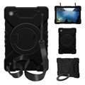 Samsung Galaxy Tab A8 10.5 (2021) Heavy Duty 360 Case with Hand Strap - Black