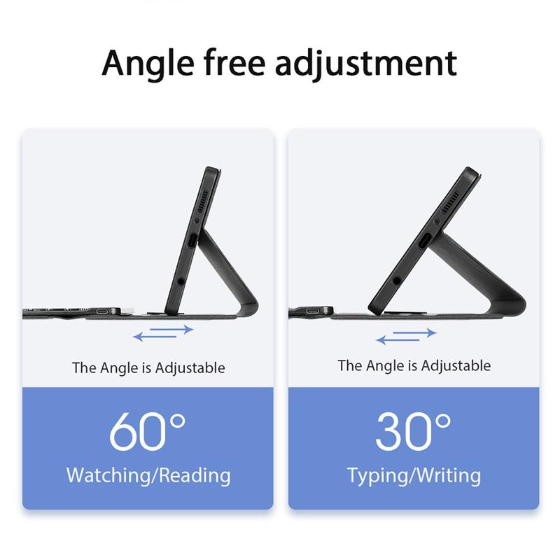 Samsung Galaxy Tab A9 Dux Ducis Bluetooth Keyboard Case Black