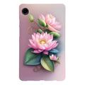 Samsung Galaxy Tab A9 Stylish Ultra-Slim TPU Case - Rose Flower