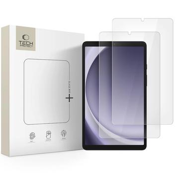 Samsung Galaxy Tab A9/A11 Tech-Protect Glass Fit+ Tempered Glass Screen Protector - 2 Pcs. - Clear