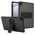 Samsung Galaxy Tab A9+ Shockproof Hybrid Case with Kickstand - Black