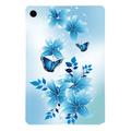 Samsung Galaxy Tab A9+ Stylish Ultra-Slim TPU Case - Blue Butterfly