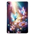 Samsung Galaxy Tab A9+ Stylish Ultra-Slim TPU Case - Butterfly Floral