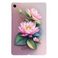 Samsung Galaxy Tab A9+ Stylish Ultra-Slim TPU Case - Rose Flower