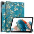 Samsung Galaxy Tab A9+ Tri-Fold Series Smart Folio Case - White Flowers