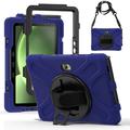Samsung Galaxy Tab Active5 Pro Heavy Duty 360 Case with Hand Strap - Blue / Black