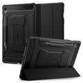 Samsung Galaxy Tab S10 FE+ Spigen Rugged Armor Pro Folio Case - Black