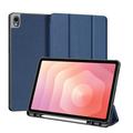 Samsung Galaxy Tab S11 Dux Ducis Domo Tri-Fold Smart Folio Case - Blue