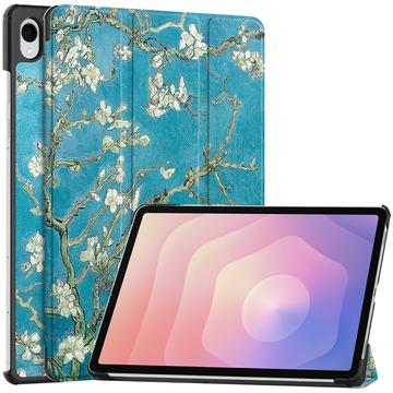 Samsung Galaxy Tab S11 Tri-Fold Series Smart Folio Case - White Flowers