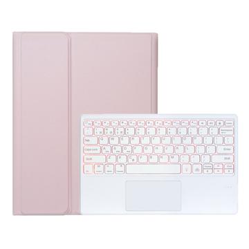 Samsung Galaxy Tab S11 Ultra Bluetooth Keyboard Case with Touchpad - Pink
