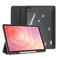 Samsung Galaxy Tab S12+ Dux Ducis Toby Tri-Fold Smart Folio Case - Black