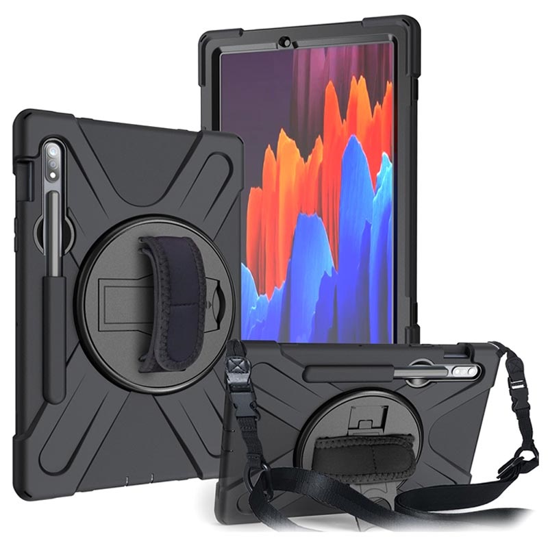 Samsung Galaxy Tab S7 Heavy Duty 360 Case With Hand Strap Samsung Galaxy Tab S7 Heavy Duty 360 Case With Hand Strap