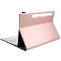 Samsung Galaxy Tab S7+/S7 FE/S8+ Bluetooth Keyboard Case - Rose Gold