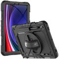 Samsung Galaxy Tab S9/S9 FE/S10 FE/S10 Lite Tech-Protect Solid360 Hybrid Case w. Strap - Black