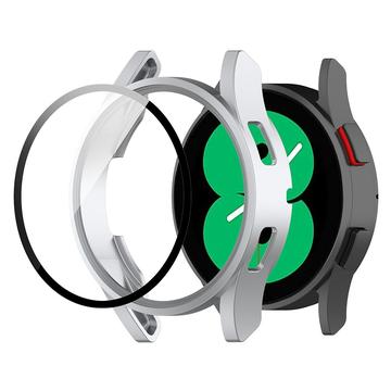 Samsung Galaxy Watch FE Plastic Case with Screen Protector - 40mm - Silver