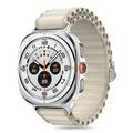 Samsung Galaxy Watch Ultra Tech-Protect Weave Pro Strap - 47mm - Crayon White