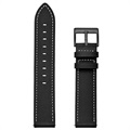 Samsung Galaxy Watch4/Watch4 Classic Leather Strap - Black