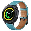 Samsung Galaxy Watch4/Watch4 Classic Leather Strap - Blue