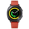 Samsung Galaxy Watch4/Watch4 Classic Leather Strap - Red