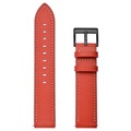 Samsung Galaxy Watch4/Watch4 Classic Leather Strap - Red