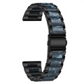 Samsung Galaxy Watch4/Watch4 Classic Stainless Steel Strap - Dark Blue / Black