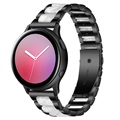 Samsung Galaxy Watch4/Watch4 Classic Stainless Steel Strap - Pearl Grey / Black