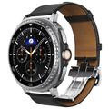 Samsung Galaxy Watch9/Watch8/Watch8 Classic Spigen Enzo Leather Strap - 40/44/46mm - Black