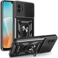 Samsung Galaxy XCover7 Pro Rotary Ring Hybrid Case with Camera Shield