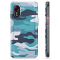 Samsung Galaxy Xcover 5 TPU Case - Blue Camouflage