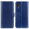 Samsung Galaxy Xcover 7 Wallet Case with Magnetic Closure - Blue