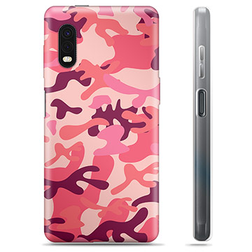 Samsung Galaxy Xcover Pro TPU Case - Pink Camouflage