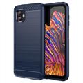 Samsung Galaxy Xcover6 Pro Brushed TPU Case - Carbon Fiber