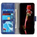 Samsung Galaxy Xcover6 Pro Wallet Case with Magnetic Closure - Blue