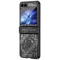 Samsung Galaxy Z Flip6/Z Flip7 FE Mechanical Legend Electroplated Plastic Case - Black