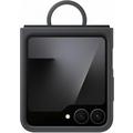 Samsung Galaxy Z Flip7 FE Silicone Cover with Ring EF-PF741TBEGWW - Black