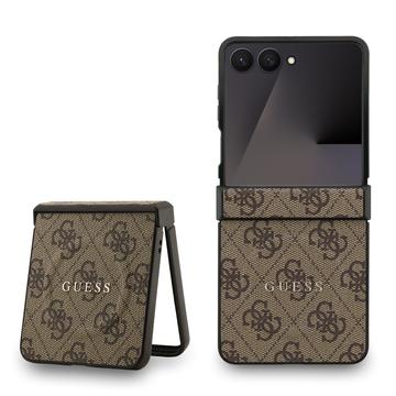 Samsung Galaxy Z Flip7 Guess 4G Colored Ring Case - MagSafe Compatible - Brown