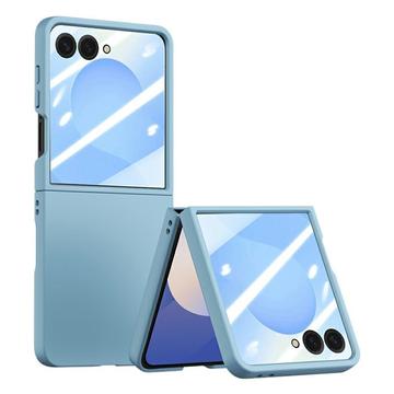 Samsung Galaxy Z Flip7 Plastic Case with Outer Tempered Glass Screen Protector